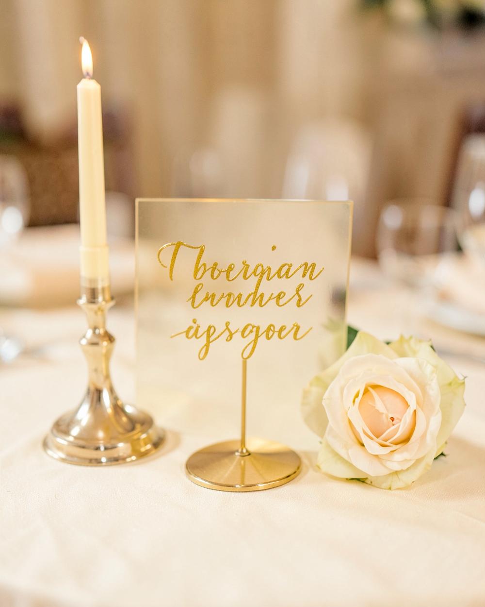 Table Numbers